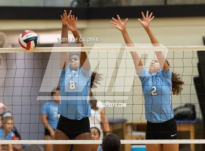 Thumbnail 3 in Fulshear vs Harlan (NEISD Volleyball Tournament) photogallery.