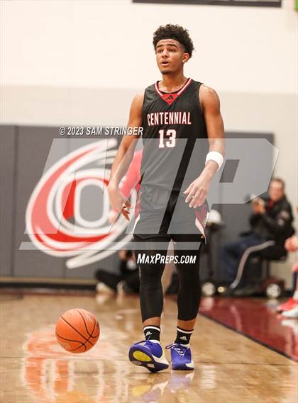 Thumbnail 2 in Centennial vs. Pocatello (Pro Image Holiday Classic Large Schools) photogallery.