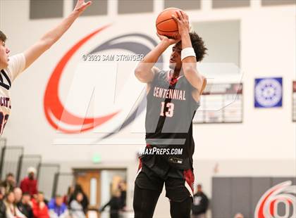 Thumbnail 3 in Centennial vs. Pocatello (Pro Image Holiday Classic Large Schools) photogallery.