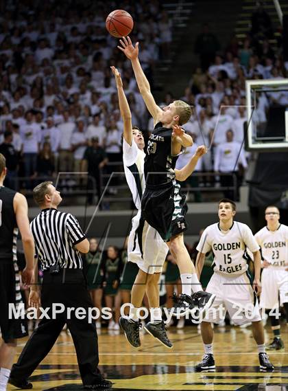 Thumbnail 1 in Fossil Ridge vs. Mountain Vista (CHSAA 5A Semifinal) photogallery.
