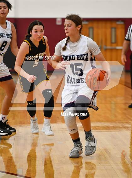 Thumbnail 1 in Round Rock HomeSchool vs Crawford (Thorndale Shootout) photogallery.