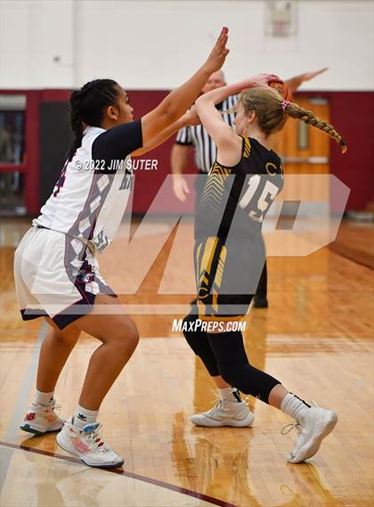 Thumbnail 2 in Round Rock HomeSchool vs Crawford (Thorndale Shootout) photogallery.