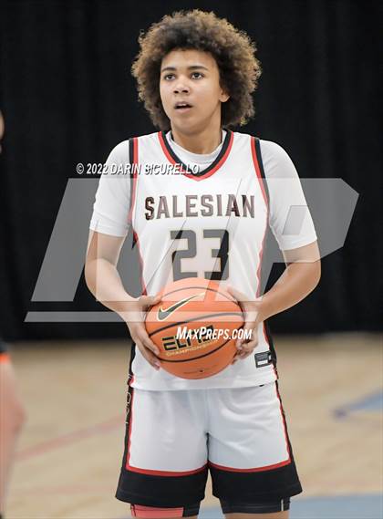 Thumbnail 3 in Salesian College Preparatory vs. Benson Tech (NIKE Tournament of Champions) photogallery.