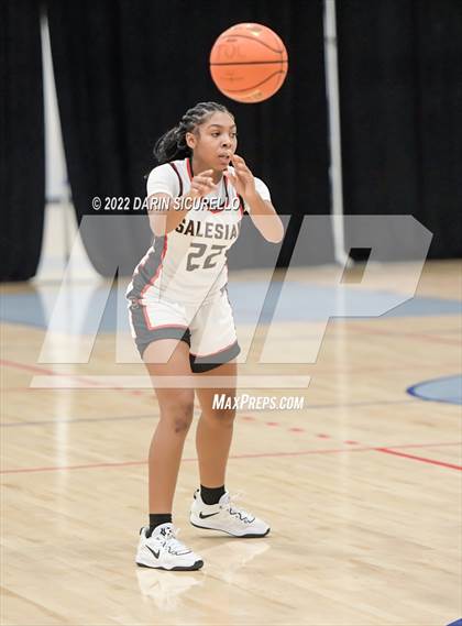 Thumbnail 3 in Salesian College Preparatory vs. Benson Tech (NIKE Tournament of Champions) photogallery.