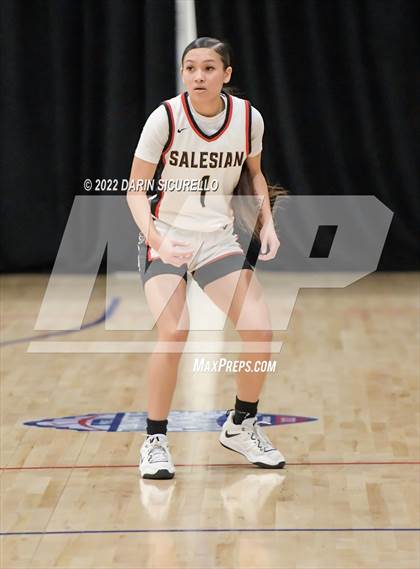 Thumbnail 2 in Salesian College Preparatory vs. Benson Tech (NIKE Tournament of Champions) photogallery.