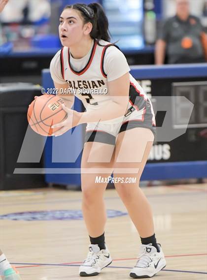 Thumbnail 1 in Salesian College Preparatory vs. Benson Tech (NIKE Tournament of Champions) photogallery.