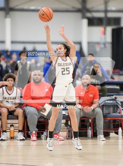 Thumbnail 3 in Salesian College Preparatory vs. Benson Tech (NIKE Tournament of Champions) photogallery.
