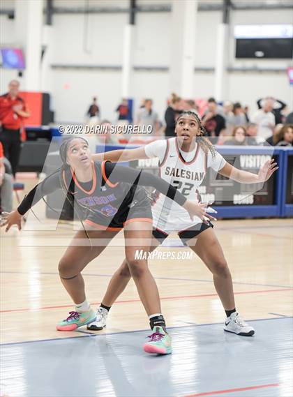 Thumbnail 1 in Salesian College Preparatory vs. Benson Tech (NIKE Tournament of Champions) photogallery.