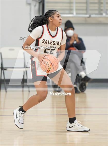 Thumbnail 3 in Salesian College Preparatory vs. Benson Tech (NIKE Tournament of Champions) photogallery.