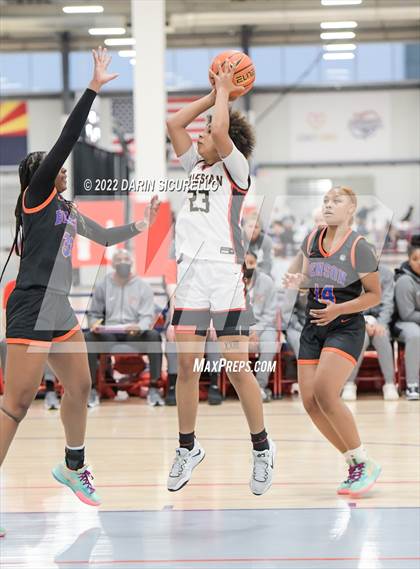 Thumbnail 1 in Salesian College Preparatory vs. Benson Tech (NIKE Tournament of Champions) photogallery.