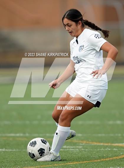 Thumbnail 1 in Seguin vs LD Bell(LCS Emily Hunter Tournament) photogallery.