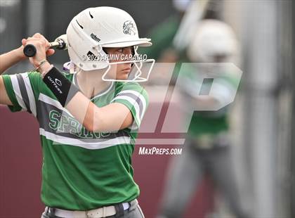 Thumbnail 3 in Spring vs. Cypress Woods (UIL Softball 6A Region 2 Area) photogallery.