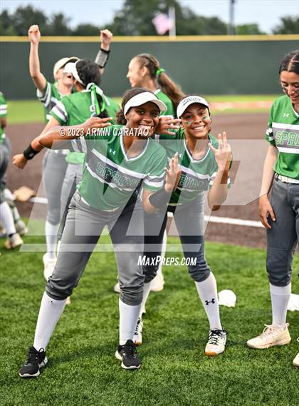Thumbnail 2 in Spring vs. Cypress Woods (UIL Softball 6A Region 2 Area) photogallery.
