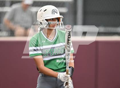 Thumbnail 3 in Spring vs. Cypress Woods (UIL Softball 6A Region 2 Area) photogallery.