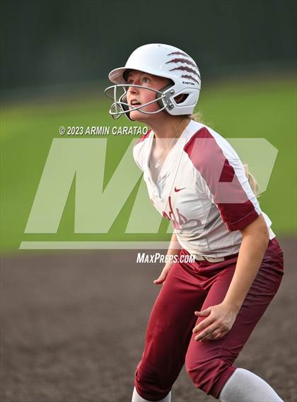 Thumbnail 2 in Spring vs. Cypress Woods (UIL Softball 6A Region 2 Area) photogallery.