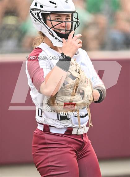 Thumbnail 3 in Spring vs. Cypress Woods (UIL Softball 6A Region 2 Area) photogallery.