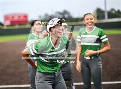 Thumbnail 2 in Spring vs. Cypress Woods (UIL Softball 6A Region 2 Area) photogallery.