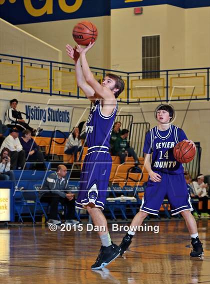 Thumbnail 1 in Sevier County vs Clay County  (Smoky Mountain Classic Christmas Tournament) photogallery.