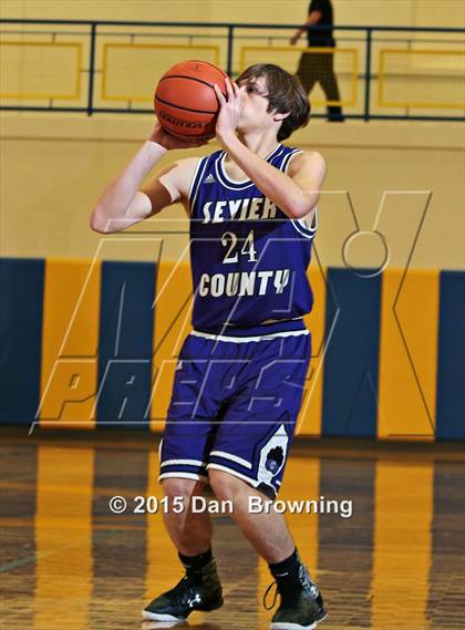 Thumbnail 1 in Sevier County vs Clay County  (Smoky Mountain Classic Christmas Tournament) photogallery.