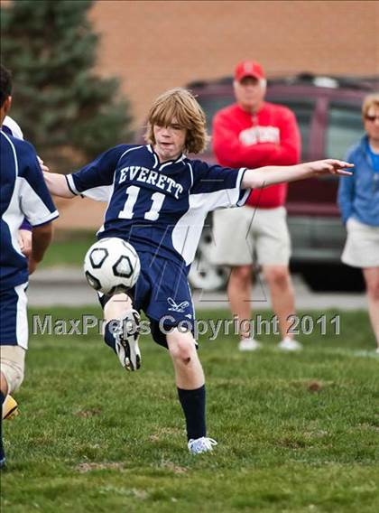 Thumbnail 2 in Cathedral vs. Mount Everett Regional (Kick It For Kidneys Tournament) photogallery.