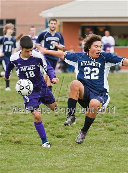 Thumbnail 2 in Cathedral vs. Mount Everett Regional (Kick It For Kidneys Tournament) photogallery.
