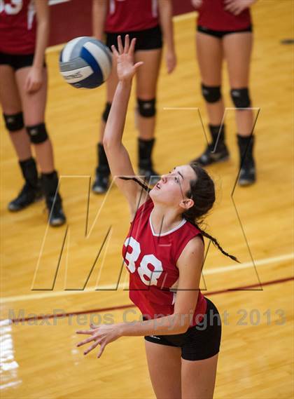 Thumbnail 2 in Barnstable vs Newton North (2013 Volleyhall Classic Semifinal 1) photogallery.