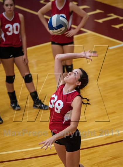 Thumbnail 3 in Barnstable vs Newton North (2013 Volleyhall Classic Semifinal 1) photogallery.