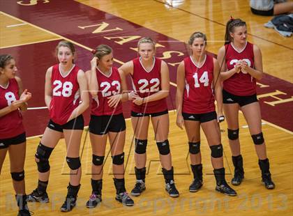 Thumbnail 2 in Barnstable vs Newton North (2013 Volleyhall Classic Semifinal 1) photogallery.