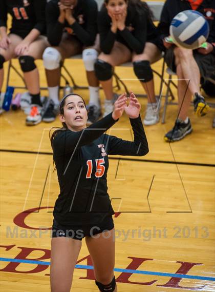 Thumbnail 3 in Barnstable vs Newton North (2013 Volleyhall Classic Semifinal 1) photogallery.