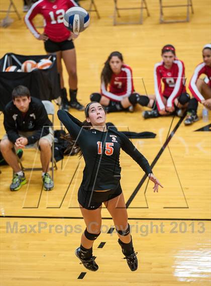 Thumbnail 2 in Barnstable vs Newton North (2013 Volleyhall Classic Semifinal 1) photogallery.