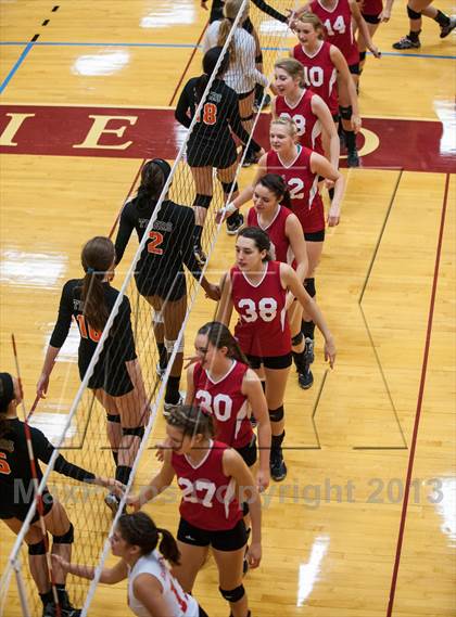Thumbnail 1 in Barnstable vs Newton North (2013 Volleyhall Classic Semifinal 1) photogallery.