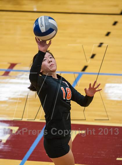 Thumbnail 1 in Barnstable vs Newton North (2013 Volleyhall Classic Semifinal 1) photogallery.