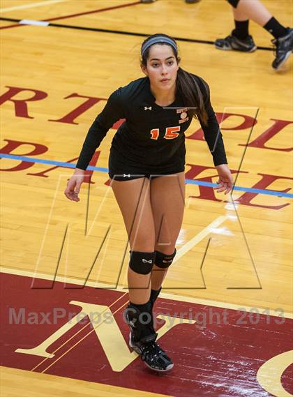 Thumbnail 1 in Barnstable vs Newton North (2013 Volleyhall Classic Semifinal 1) photogallery.