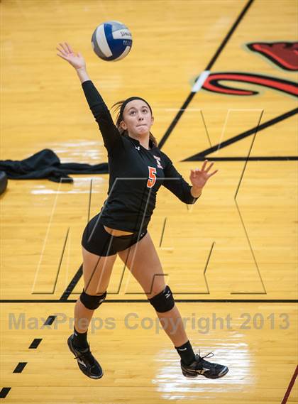 Thumbnail 3 in Barnstable vs Newton North (2013 Volleyhall Classic Semifinal 1) photogallery.