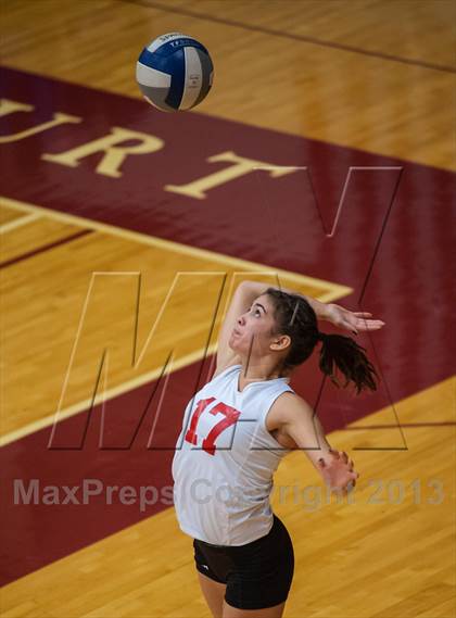Thumbnail 1 in Barnstable vs Newton North (2013 Volleyhall Classic Semifinal 1) photogallery.