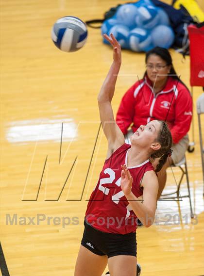 Thumbnail 3 in Barnstable vs Newton North (2013 Volleyhall Classic Semifinal 1) photogallery.