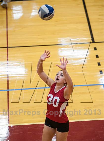 Thumbnail 2 in Barnstable vs Newton North (2013 Volleyhall Classic Semifinal 1) photogallery.