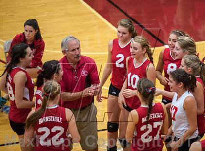 Thumbnail 2 in Barnstable vs Newton North (2013 Volleyhall Classic Semifinal 1) photogallery.