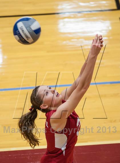 Thumbnail 2 in Barnstable vs Newton North (2013 Volleyhall Classic Semifinal 1) photogallery.