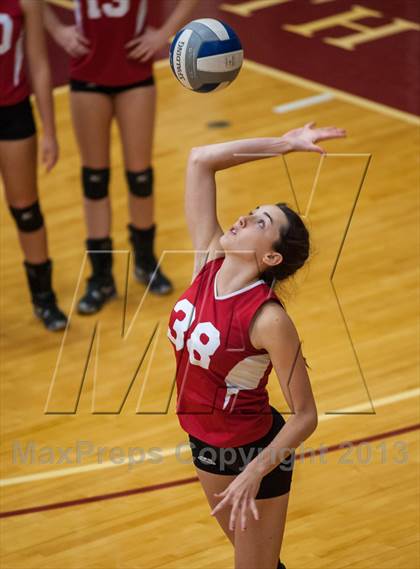 Thumbnail 2 in Barnstable vs Newton North (2013 Volleyhall Classic Semifinal 1) photogallery.