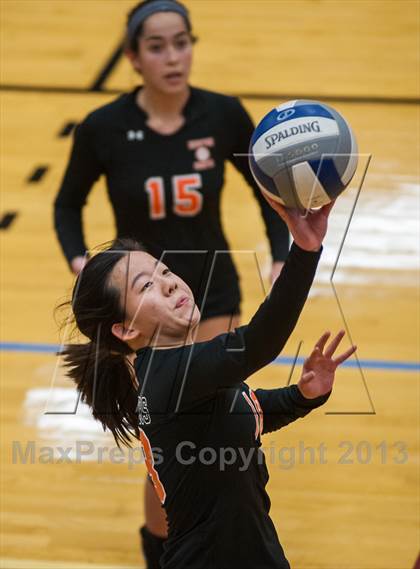 Thumbnail 1 in Barnstable vs Newton North (2013 Volleyhall Classic Semifinal 1) photogallery.
