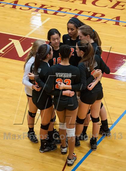 Thumbnail 2 in Barnstable vs Newton North (2013 Volleyhall Classic Semifinal 1) photogallery.