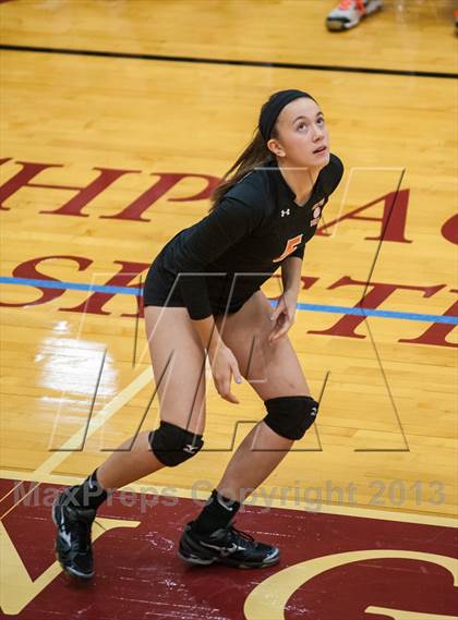 Thumbnail 2 in Barnstable vs Newton North (2013 Volleyhall Classic Semifinal 1) photogallery.