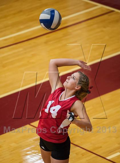 Thumbnail 2 in Barnstable vs Newton North (2013 Volleyhall Classic Semifinal 1) photogallery.