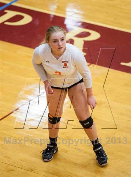 Thumbnail 3 in Barnstable vs Newton North (2013 Volleyhall Classic Semifinal 1) photogallery.