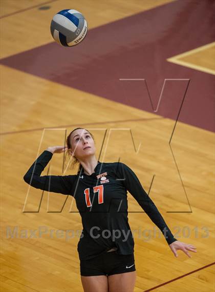 Thumbnail 2 in Barnstable vs Newton North (2013 Volleyhall Classic Semifinal 1) photogallery.