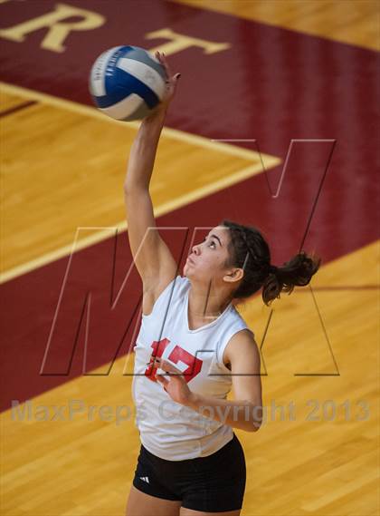 Thumbnail 1 in Barnstable vs Newton North (2013 Volleyhall Classic Semifinal 1) photogallery.