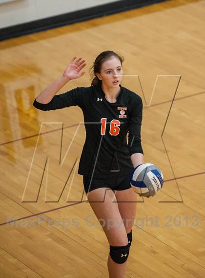 Thumbnail 1 in Barnstable vs Newton North (2013 Volleyhall Classic Semifinal 1) photogallery.