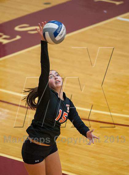Thumbnail 2 in Barnstable vs Newton North (2013 Volleyhall Classic Semifinal 1) photogallery.