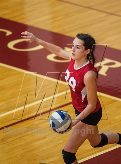 Thumbnail 2 in Barnstable vs Newton North (2013 Volleyhall Classic Semifinal 1) photogallery.